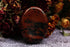 Thumb Worry Stone, Healing Crystal Pocket Palm Stone (Golden Swan)
