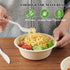 ECOLipak 12 oz Paper Bowls, 150-Pack Heavy-duty Compostable Disposable Soup Bowls for Hot and Cold Food