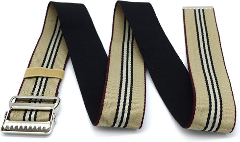 LiftAid 60" 2" Transfer Belt with Metal Buckle Transfer and Walking Aid with Belt Loop Holder for Assisting Patients
