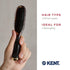 Kent Headhog Detangler Brush, Anti Static Hair Brush with Rounded Nylon Bristles, Travel Brush with Ergonomic Grip