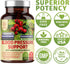N1N Premium Blood Pressure Support 90 Caps with Hawthorn and Hibiscus, Natural Cardiovascular & Circulatory Health