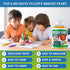 BrightStart Brain Focus Vitamins for Kids & Teens, Omega 3 Supplement, Focus Booster Nootropic Support, 60 Gummy