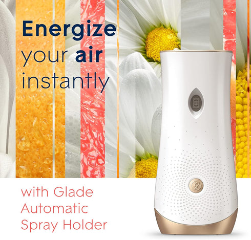 Glade Automatic Spray Refill, 6.2 Oz, 3 Count | Air Freshener for Home and Bathroom, Joyful Citrus & Daisies