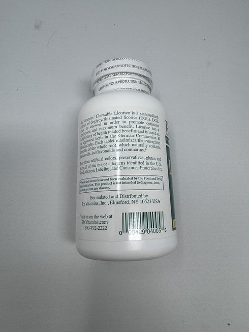Rx Vitamins DGL Licorice 500 mg - 90 Tablets