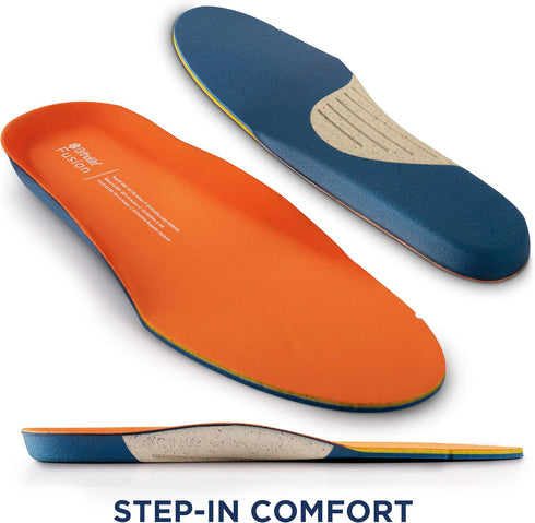 Ortholite Fusion Elevated Comfort Shoe Trim-to-Fit Insert - Proprietary Two-Layer Memory Foam System Designed