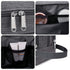 Toiletry Bag for Men, Water Resistant Hanging Dopp Kit, Small Shaving Bag for Traveling (Denim Grey)