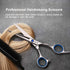 ULG Professional Hair Cutting Scissors 6.5 inch Right-Hand Razor Edge Barber Shears, Blue Japanese Stainless Steel