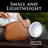 MIRRORVANA 30X Magnifying Makeup Mirror, Ultra Portable Stick On Travel Cosmetic Mirror