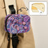 Naanle 7 4.6 3.14 1.88 Inch, Traditional Paisley Flowers Pill Box Day Case Travel Organizer Bag with Zipper Floral