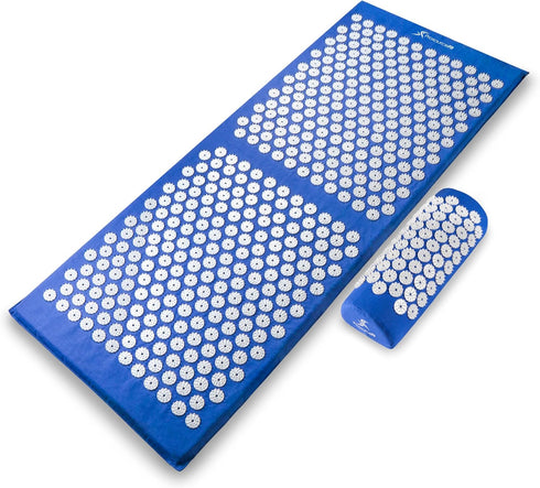 ProsourceFit Acupressure Mat and Pillow Set for Back/Neck Pain Relief and Muscle Relaxation, Pink