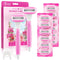 Razors for Women with 2 Non-Slip Handles, 14 Razor Refills, 5 Premium Blades, Disposable Razor with Shower Holder, Pink