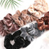IVARYSS Scrunchies for Women, 12 Pcs Neutral Velvet Hair Bands, Classic Thick Scrunchy Ties, Hair Accessories