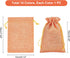 PH PandaHall 10pcs 5x7'' Burlap Bags with Drawstring - Advent Calendar Bag Gift Sachets, Jewelry Pouches, Sacks for