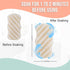 Pure SOL. Konjac Exfoliating Bath Sponge - Original Exfoliator for Sensitive Skin, Deep Cleansing