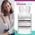 ADK Vitamin Supplement 5000 IU - High Potency Vitamins A, D3, K2 for Bone Health & Calcium Absorption, 60 Capsules