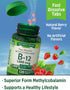B12 Vitamin Sublingual Tablets, 1000 mcg, 120 Count, Vegetarian, Non-GMO & Gluten Free, Nature's Truth