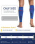 Modetro Sports Calf Compression Sleeves - Leg Sleeves for Men and Women - Shin Splint Relief Support Brace Running