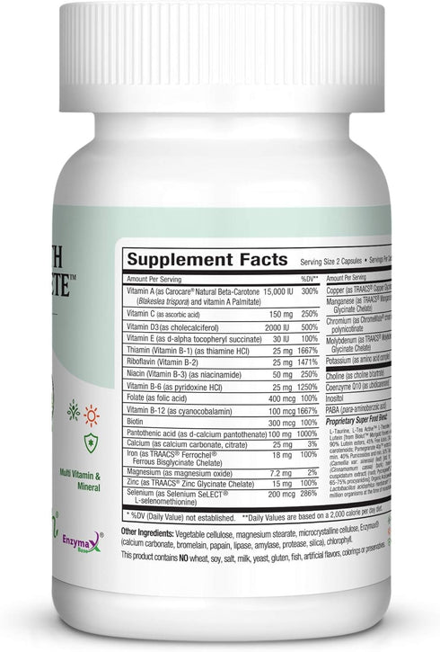 Maxi Health Multivitamin for Women & Men, 60 Capsules for Energy Support