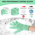 1 Pair Microfiber Dusting Gloves, Reusable Washable Cleaning Mittens for House Cleaning and Small Corners (Green)