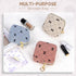 Period Bag for Teen Girls, Corduroy Cute Sanitary Napkin Storage Bag, Menstrual Pad Pouches Tampon Holder for Purse