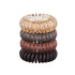 Kitsch Spiral Hair Ties for Women - Creaseless and Dent-free Coil Hair Ties, Made of Flexible and Durable Plastic