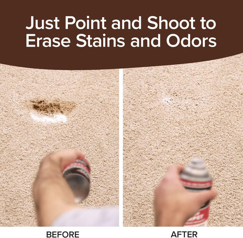 Horsepower Bull Shot Carpet Spot & Stain Remover, AS SEEN ON TV, Made In USA, Just Point & Spray, Stain-Lifting