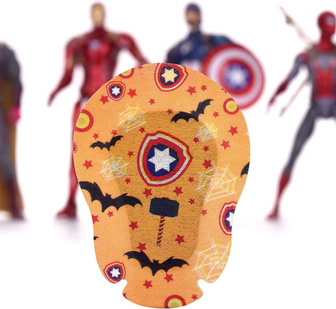 Adhesive Eye Patches for Kids - Cool Boys Design, 45 + 5 Bonus, Regular Size, Hypoallergenic Material