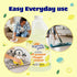 Originally Yellow All-Purpose Cleaning Vinegar, Infused with Organic Lemon for Home Floor Cleaning Solution - 64 Fl Oz