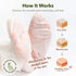 Purederm Shiny & Soft Foot Peeling Mask (6 pack), Exfoliating Peel Off for Smooth Baby Skin