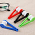 Zlongron 360 (10 mini Eye Glasses Lens Cleaner Soft Brush Cleaning Tool, Microfiber, with Eye Glasses Cleaner Wipes