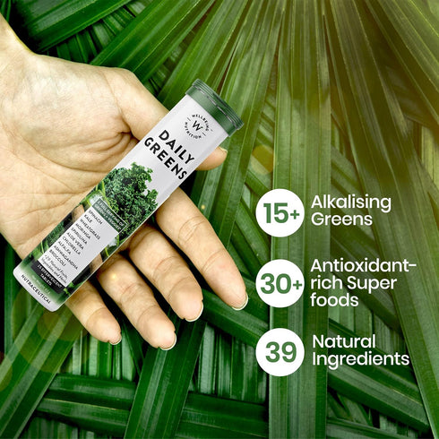 WELLBEING B6, B12 Immunity 39+ Antioxidants(15Tabs 2) (63 (Pack 2)) NUTRITION Daily Greens, Wholefood Multivitamin