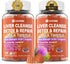 Liver Cleanse Detox & Repair Gummies with Milk Thistle 1500mg, 18-IN-1 Liver Health Supplement with Berberine and