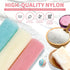 African Bath Sponge, Long Net Bath Sponge, Exfoliating Wash Net, Shower Body Scrubber (3pcs Pink, Beige, Green)