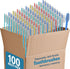 100 Pack Disposable Medium Soft Bristles Bulk Toothbrushes, Individually Wrapped