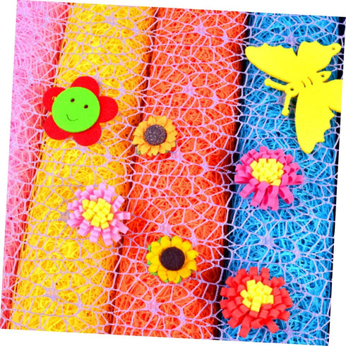Roll Tulle Craft Ribbon, Wide Whimsy Ribbon for DIY Craft, Spider Web Decoration, Handmade Mesh Flower Ribbon