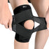 Knee Brace with Side Stabilizers for Meniscus Tear, Adjustable Knee Wrap for