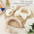 4Pcs Spa Headband Set for Women, Soft Terry Cloth Makeup Skincare Bubble Headband, Non Slip Hair Accessory Beige