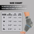 Compression Socks for Women & Men Open Toe (2 Pairs) - Ankle Compression Sleeve for Swelling, Gray, X-Large