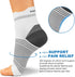 PAPLUS Ankle Brace Compression Socks, 6 Pairs for Men Women, Plantar Fasciitis with Foot Arch Support for Pain Relief