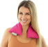 Bed Buddy Comfort Wrap for Neck and Shoulders - Aromatherapy Heating Pad and Cooling Neck Wrap, Pink, Lavender & Rose