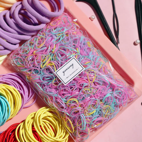 YANRONG 1159PCS Hair Accessories Set for Women - Seamless Ponytail Holders and Variety Hair Scrunchies (Multicolour)
