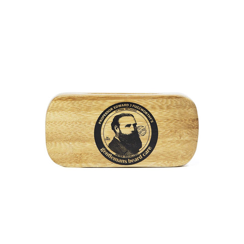 Professor Fuzzworthy's DELUXE Beard Brush - 100% Boar Bristle, Natural Bamboo Wood Handle, Easy Beard Grooming Tool
