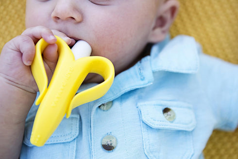 Toddler Toothbrush - The Original Baby Banana Brush Made in USA