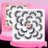 Veleasha 10 Pairs Natural Fluffy False Eyelashes - Soft Wispy 3D Faux Mink Lashes Pack (V07)