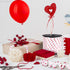 KatchOn Red Valentines Day Ribbon, 100 Yards, Heart Ribbon for Crafts, Decorations, Gift Wrapping