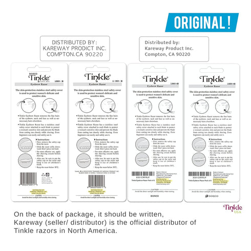 Tinkle Eyebrow Razor, 3ct Pack (3pk)