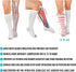 invera 15-20 mmHg Anti Embolism Compression Stockings, Knee High Unisex Ted Hose Socks Moderate Level