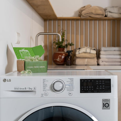 Eco Friendly Laundry Detergent Pods, 64 Pacs, Powerful Stain and Odor Removal, Biodegradable, HE Compatible