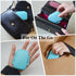 Small Pill Box Supplement Case for Pocket or Purse - 3 Removable Compartments Travel Medication Carry Case - Daily Vitamin Organizer Box (Blue)