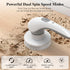 Electric Spin Scrubber 2024 New Bathroom Shower Cleaner Cordless Cleaning Brush with 2 Speeds and 6 Replaceable Brush Heads Cleaning Supplies Shower Scrubber for Tub Tile Floor Kitchen by Minthouz
